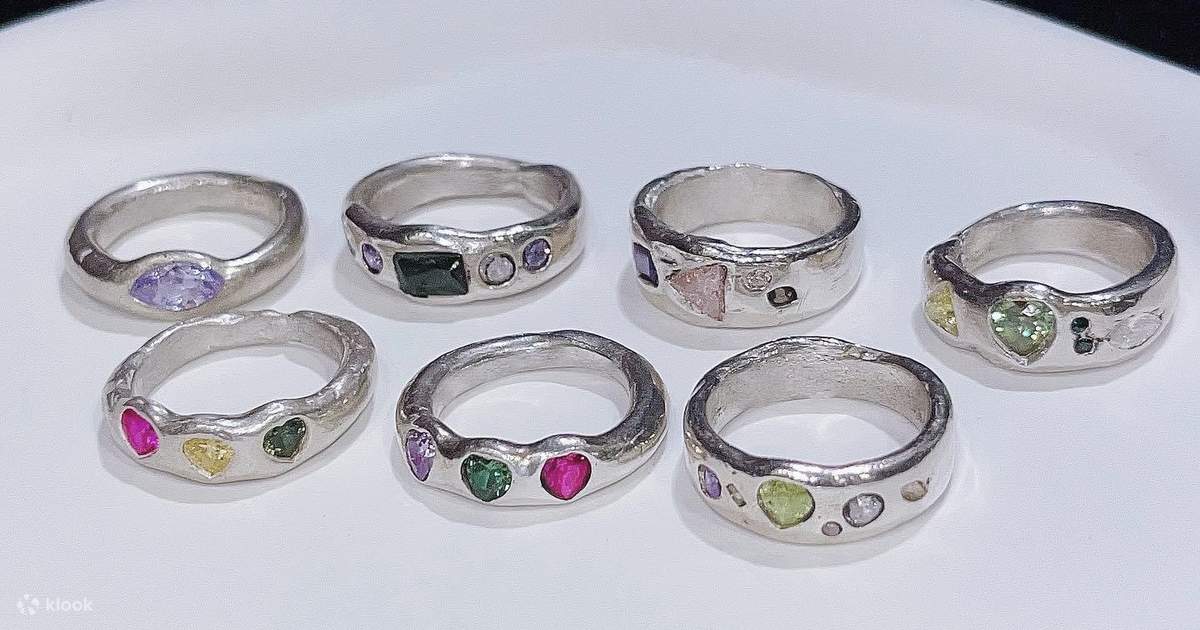 URBANPEACE Korean silver ring workshop Gemstone ring Silver clay Klook Canada